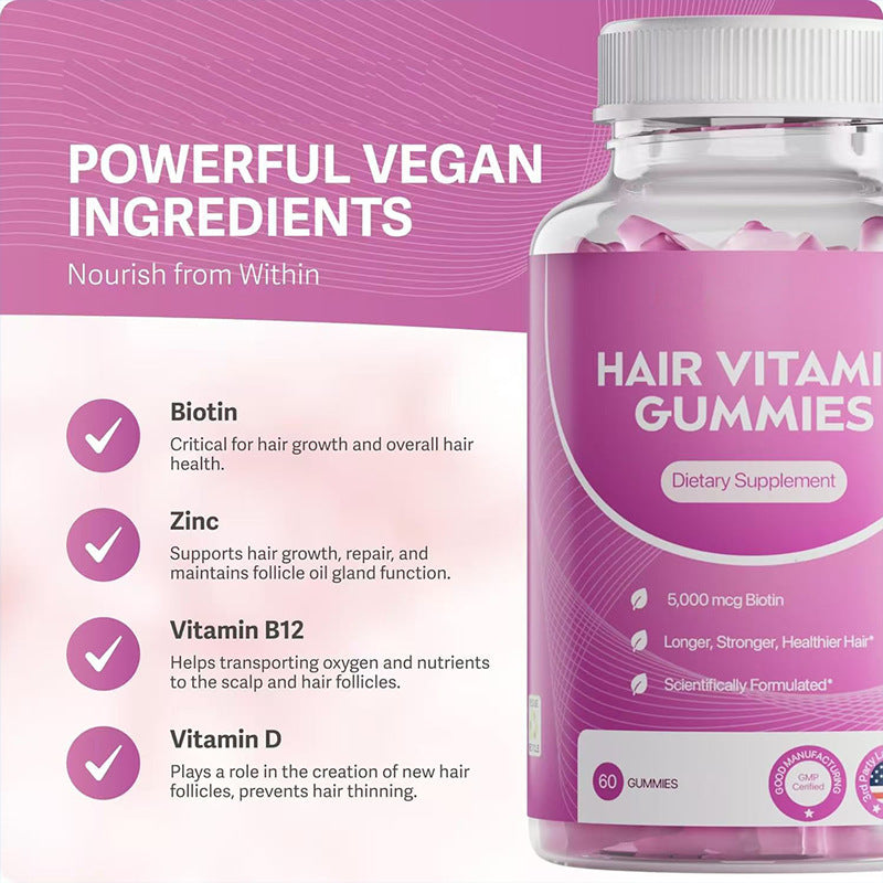 Hair vitamin gummie