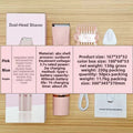 Double Head USB Rechargeable Hair Removal Shaver